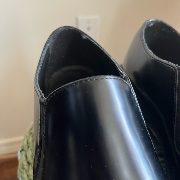 Dr.Martens Rosyna Black Leather Slip-on Shoes - Picture 11 of 15